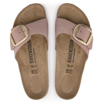 Madrid con Big Buckle in pelle nabuk naturale