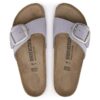 Madrid con Big Buckle in pelle nabuk Purple Fog