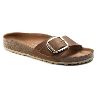 Madrid con Big Buckle in pelle naturale oliata