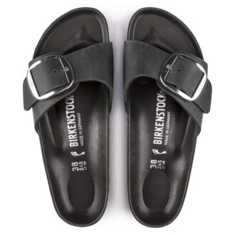 Madrid con Big Buckle in pelle naturale oliata