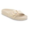 Madrid con Big Buckle in pelle verniciata naturale color perla Madrid con Big Buckle in pelle verniciata naturale color perla