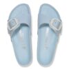 Madrid con Big Buckle in pelle verniciata naturale color perla Madrid con Big Buckle in pelle verniciata naturale color perla