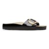 Madrid con Big Buckle in pelle verniciata naturale color perla Madrid con Big Buckle in pelle verniciata naturale color perla