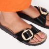 Madrid con Big Buckle in pelle verniciata naturale color perla Madrid con Big Buckle in pelle verniciata naturale color perla