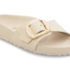 Madrid con Big Buckle in pelle verniciata naturale color perla Madrid con Big Buckle in pelle verniciata naturale color perla