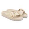 Madrid con Big Buckle in pelle verniciata naturale color perla Madrid con Big Buckle in pelle verniciata naturale color perla