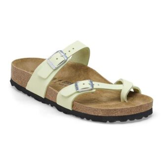 Mayari in pelle nabuk color lime sbiadito