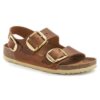 Milano Big Buckle in pelle naturale oliata