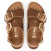 Milano Big Buckle in pelle naturale oliata