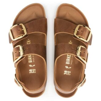 Milano Big Buckle in pelle naturale oliata