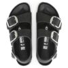 Milano Big Buckle in pelle naturale oliata