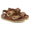 Milano Big Buckle in pelle naturale oliata