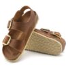 Milano Big Buckle in pelle naturale oliata