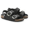 Milano Big Buckle in pelle naturale oliata