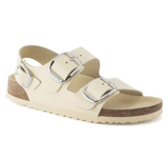 Milano Big Buckle in pelle naturale verniciata