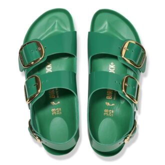 Milano Big Buckle in pelle naturale verniciata