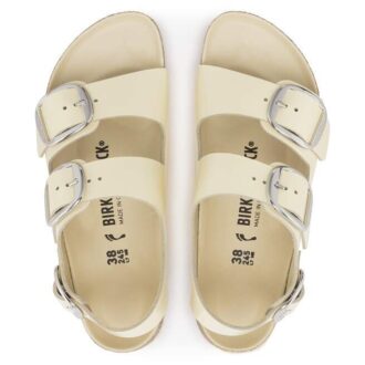 Milano Big Buckle in pelle naturale verniciata
