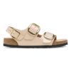 Milano Big Buckle in pelle naturale verniciata