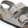 Milano Big Buckle in pelle naturale verniciata
