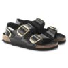 Milano Big Buckle in pelle naturale verniciata