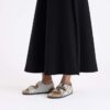 Milano Big Buckle in pelle naturale verniciata