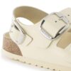 Milano Big Buckle in pelle naturale verniciata