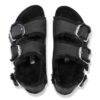 Milano con Big Buckle in pelle naturale di montone oliata