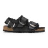 Milano con Big Buckle in pelle naturale di montone oliata