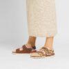 Milano con Big Buckle in pelle naturale di montone oliata
