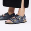Milano con Big Buckle in pelle naturale di montone oliata