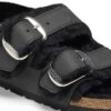 Milano con Big Buckle in pelle naturale di montone oliata