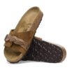 Oita in pelle scamosciata intrecciata Mink Oita in pelle scamosciata intrecciata Mink
