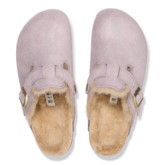 Pelle scamosciata Boston con pelliccia