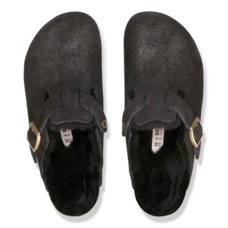 Pelle scamosciata Boston con pelliccia