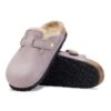 Pelle scamosciata Boston con pelliccia Pelle scamosciata Boston con pelliccia