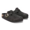 Pelle scamosciata Boston con pelliccia Pelle scamosciata Boston con pelliccia