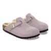 Pelle scamosciata Boston con pelliccia Pelle scamosciata Boston con pelliccia