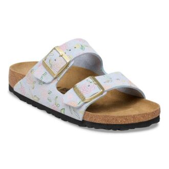Pelle scamosciata con logo Arizona Rivet