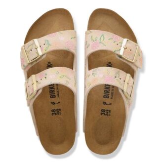 Pelle scamosciata con logo Arizona Rivet
