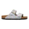 Pelle scamosciata con logo Arizona Rivet