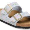 Pelle scamosciata con logo Arizona Rivet
