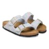 Pelle scamosciata con logo Arizona Rivet