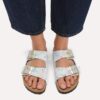 Pelle scamosciata con logo Arizona Rivet