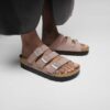 Piattaforma Florida Flex in pelle nabuk