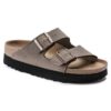 Platforma Arizona Birko-Flor vegano in nabuk Platforma Arizona Birko-Flor vegano in nabuk