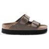 Platforma Arizona Birko-Flor vegano in nabuk Platforma Arizona Birko-Flor vegano in nabuk