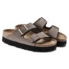 Platforma Arizona Birko-Flor vegano in nabuk Platforma Arizona Birko-Flor vegano in nabuk