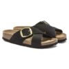 Siena Big Buckle in pelle nabuk Siena Big Buckle in pelle nabuk