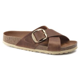 Siena con Big Buckle in pelle naturale oliata