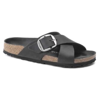 Siena con Big Buckle in pelle naturale oliata